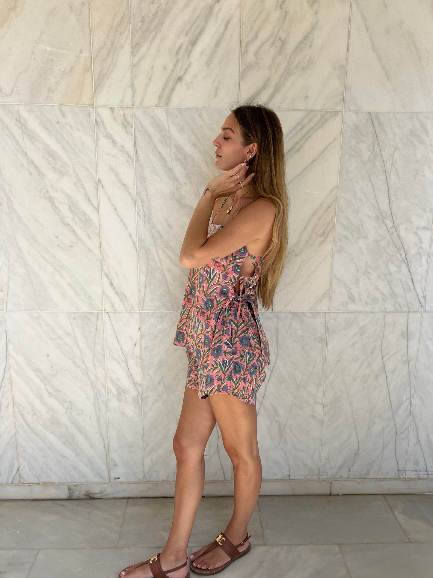 Summer Side Shorts Set _ Print