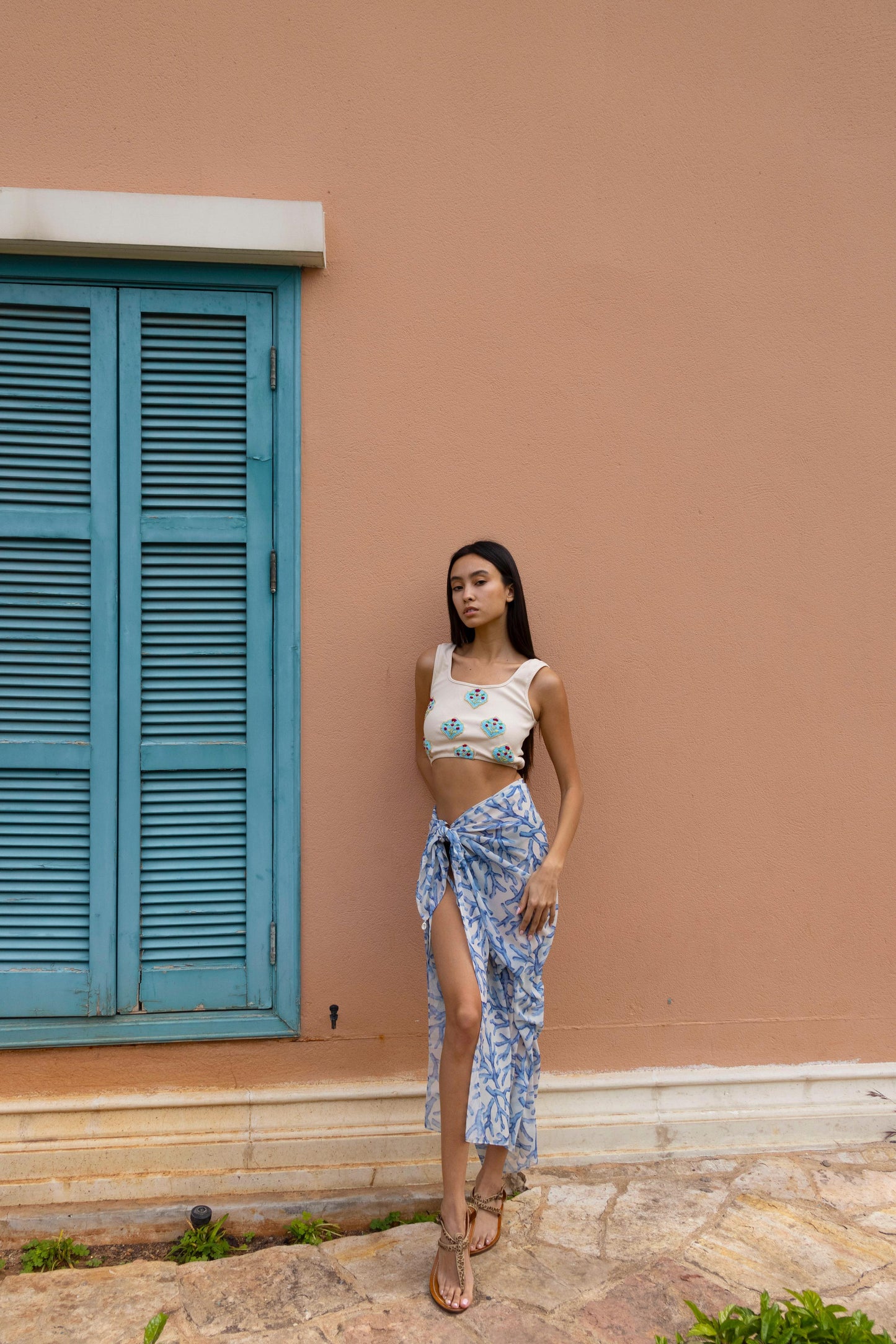 Blue Coral Bella sarong