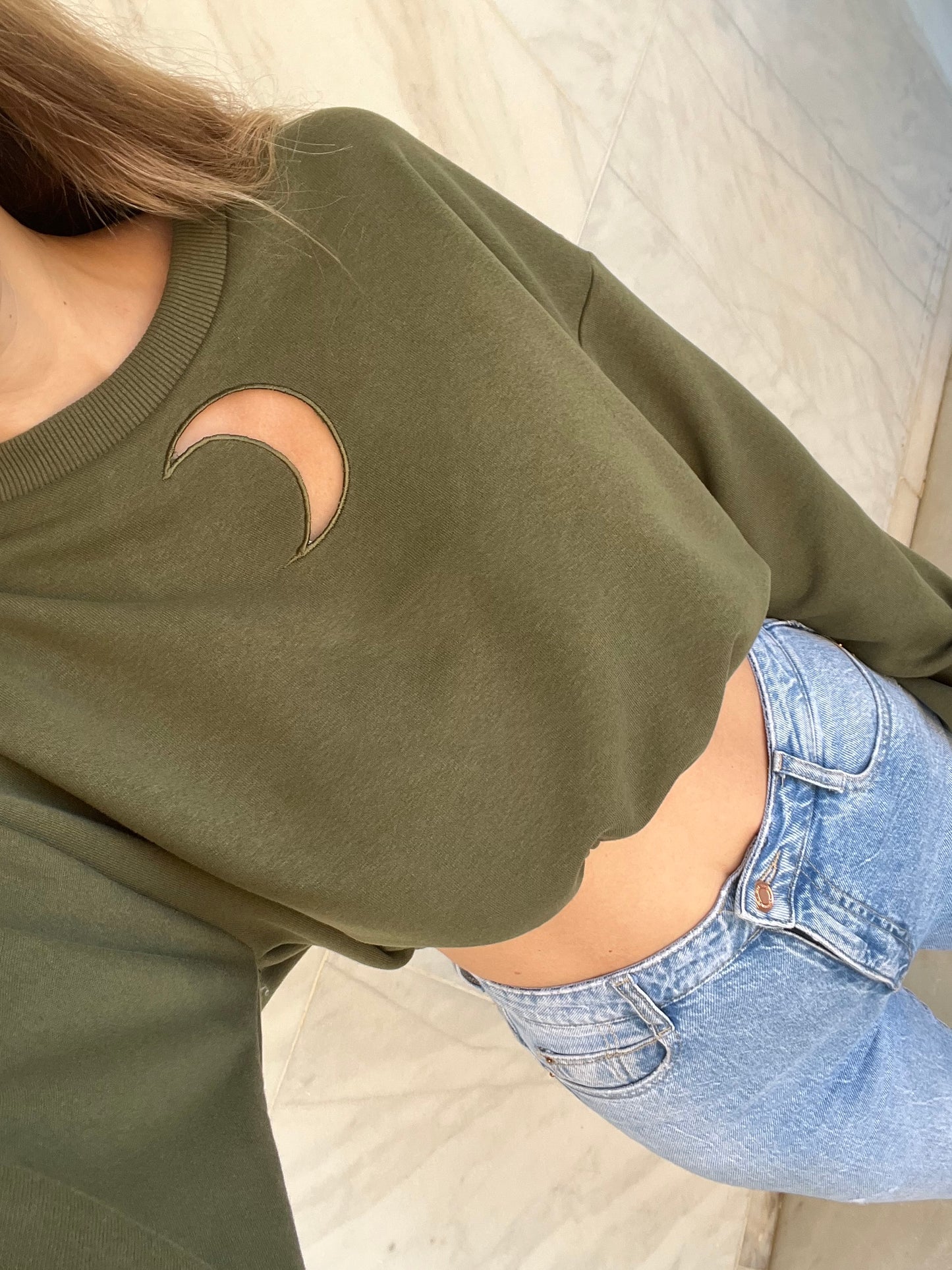 Moon Sweater Crop