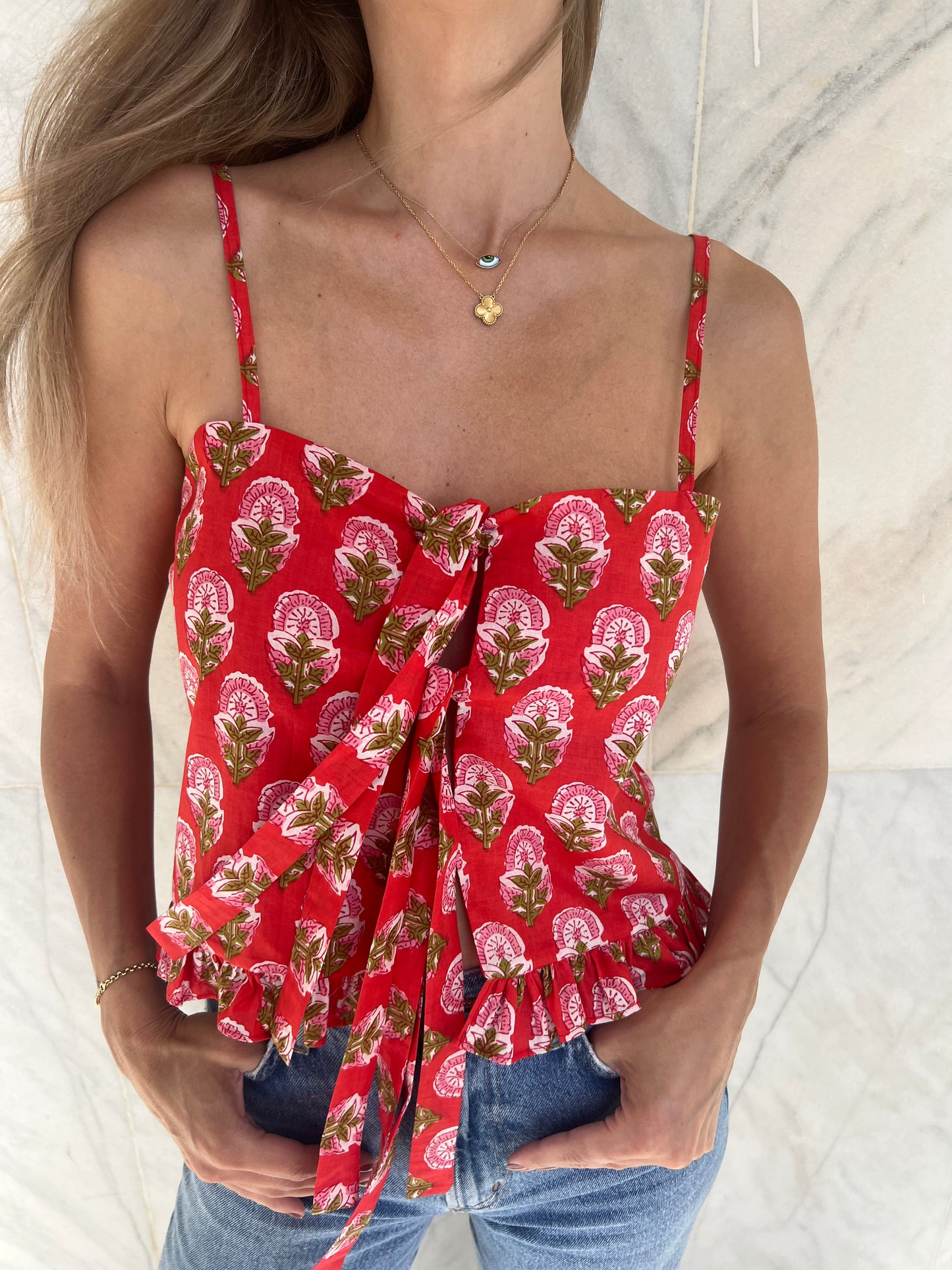 Sunny Side Tie Top