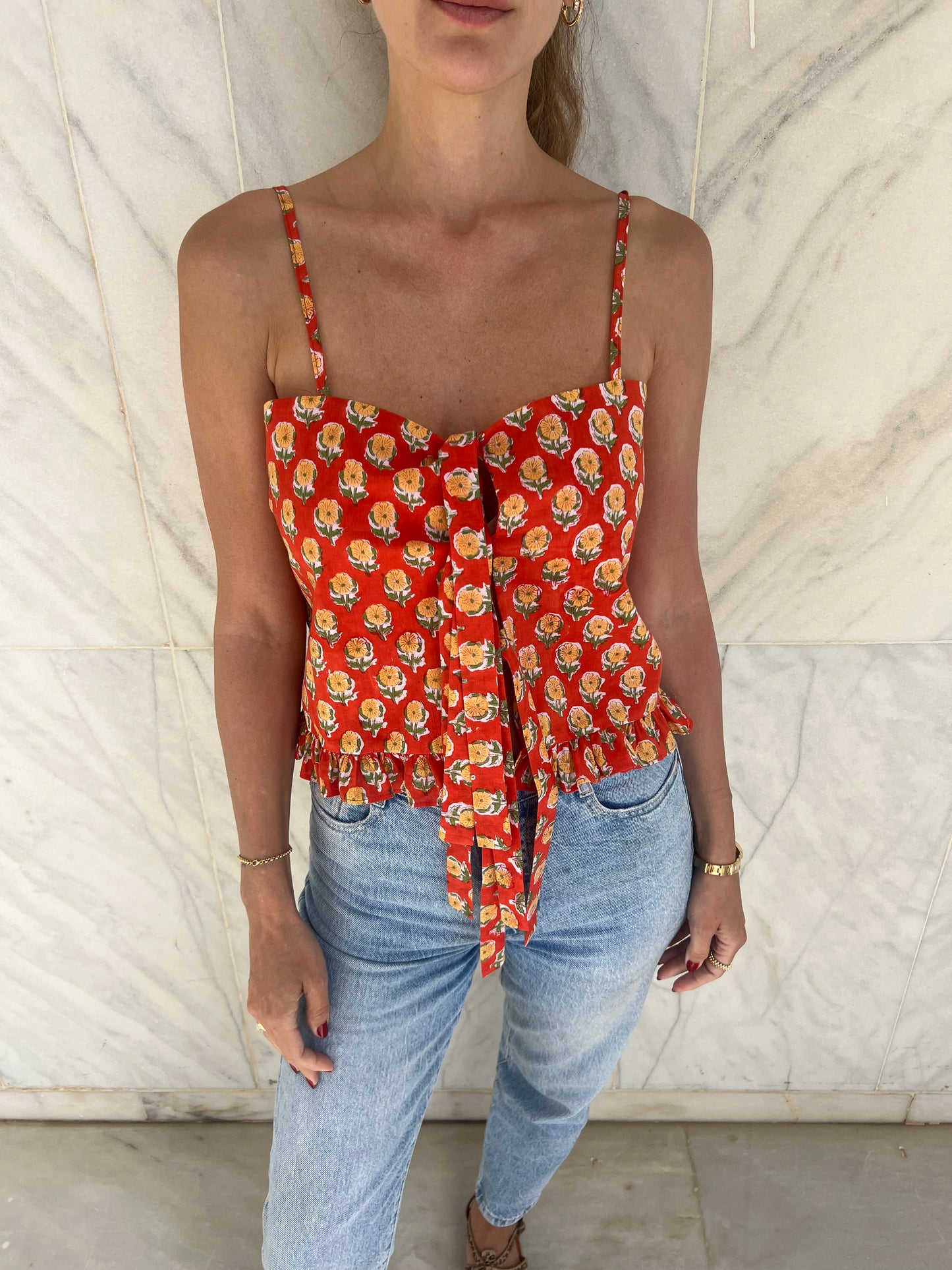 Sunny Side Tie Top