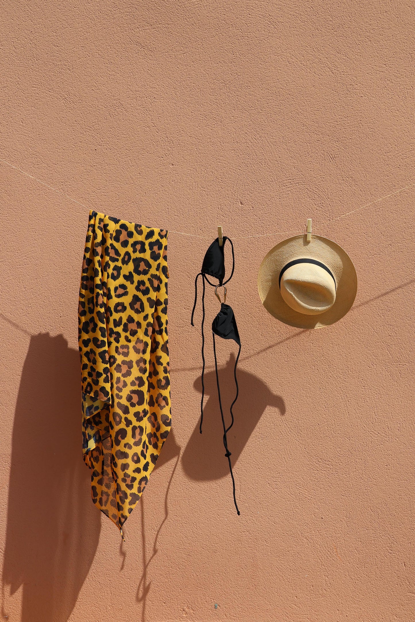 Yellow cheetah Bella sarong
