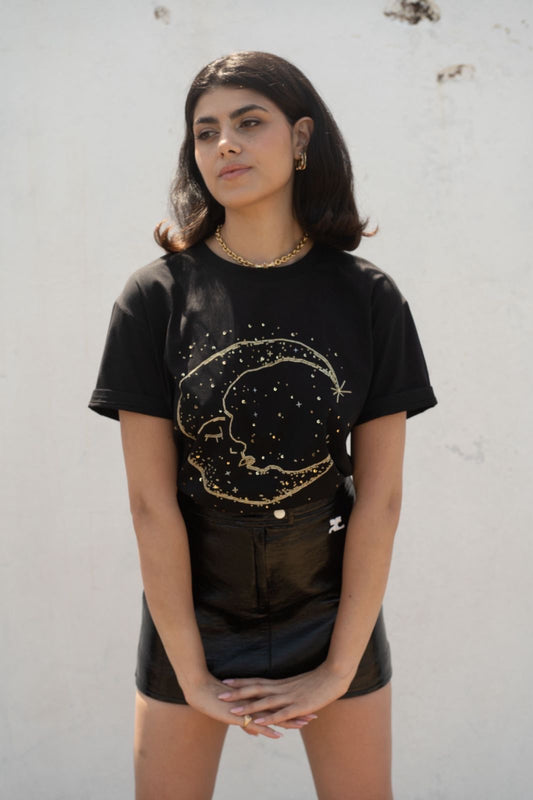 X Rana Embellished Moon Tshirt