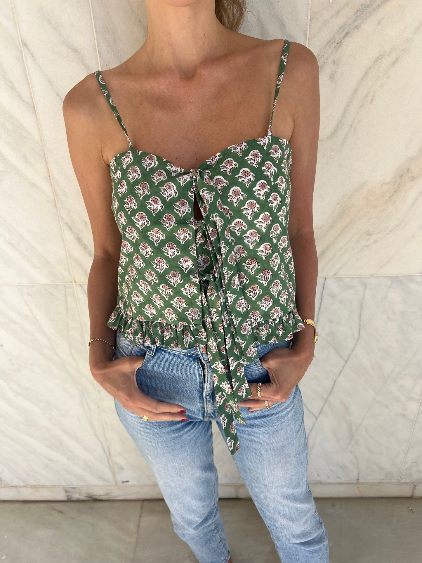 Sunny Side Tie Top