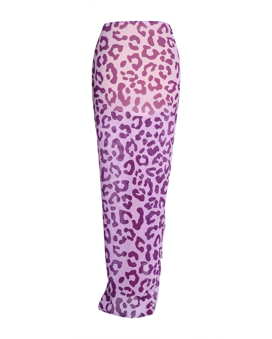 Leopard Print Bella Sarong -Chiffon