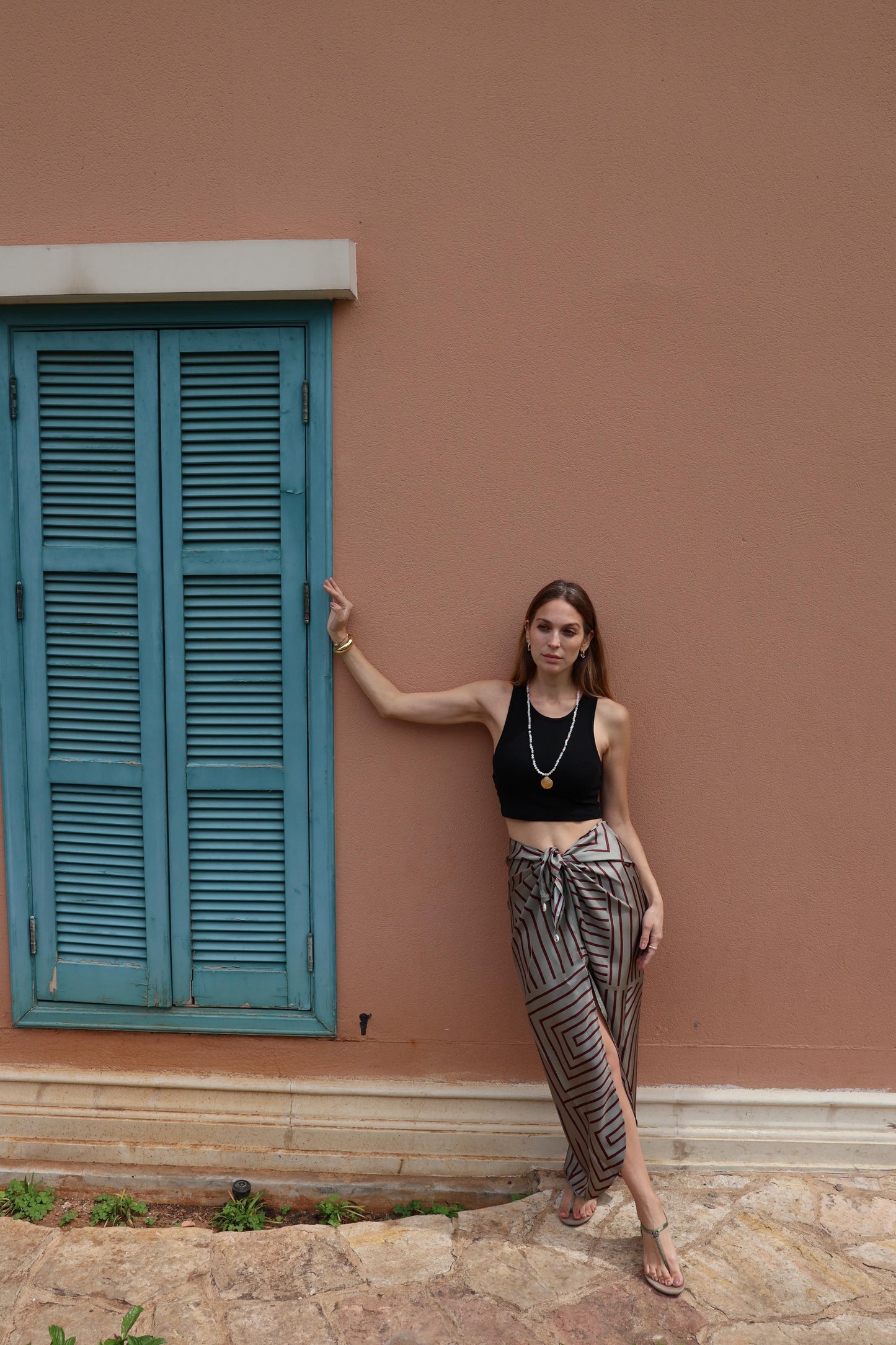 Jagged lines stella sarong