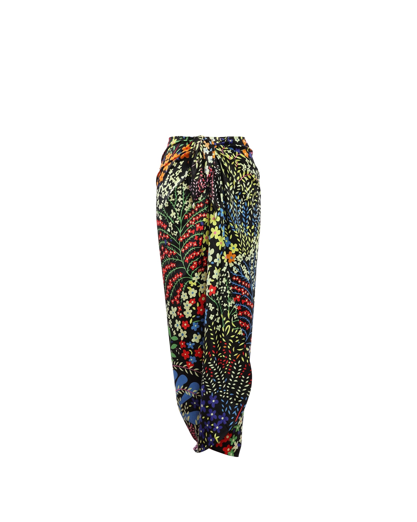 Flowers for Days Black Stella Sarong