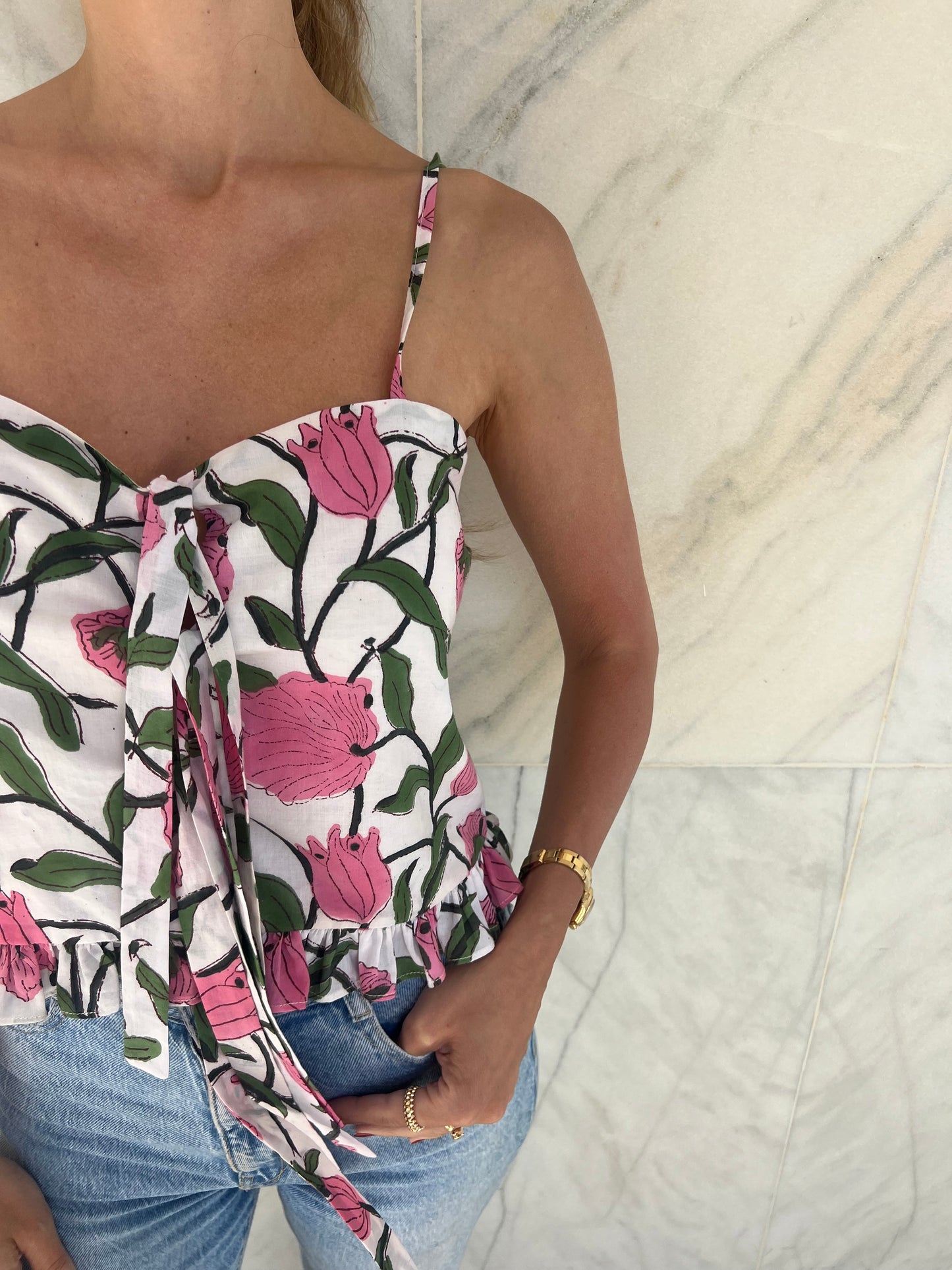 Sunny Side Tie Top