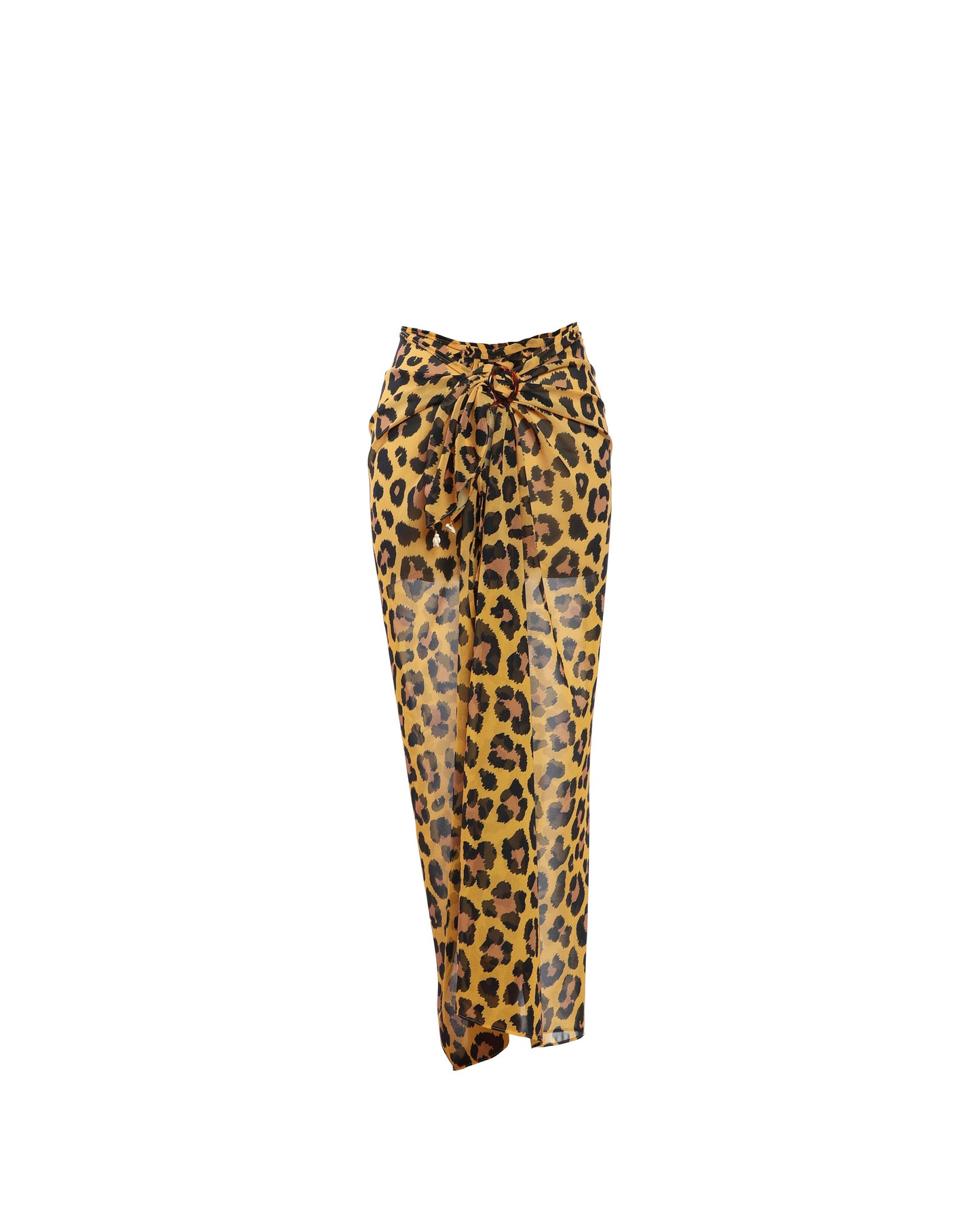 Yellow cheetah Bella sarong