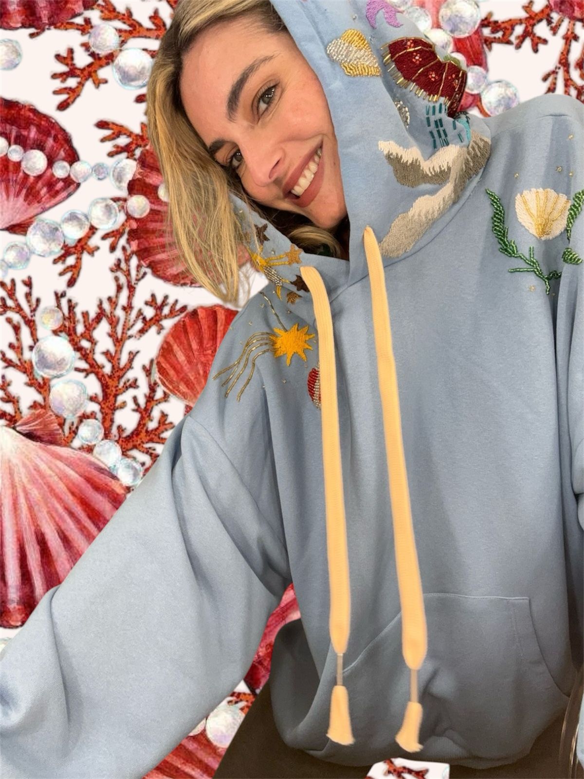 OG Hoodie Blue 🦀🪐 Celestial Tide X Tanya PREORDER