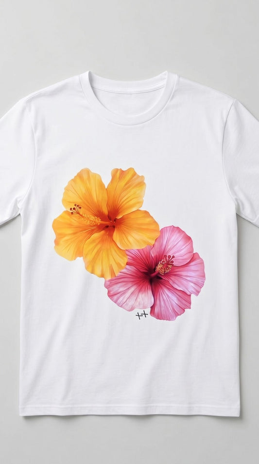 Big hibiscus tshirt