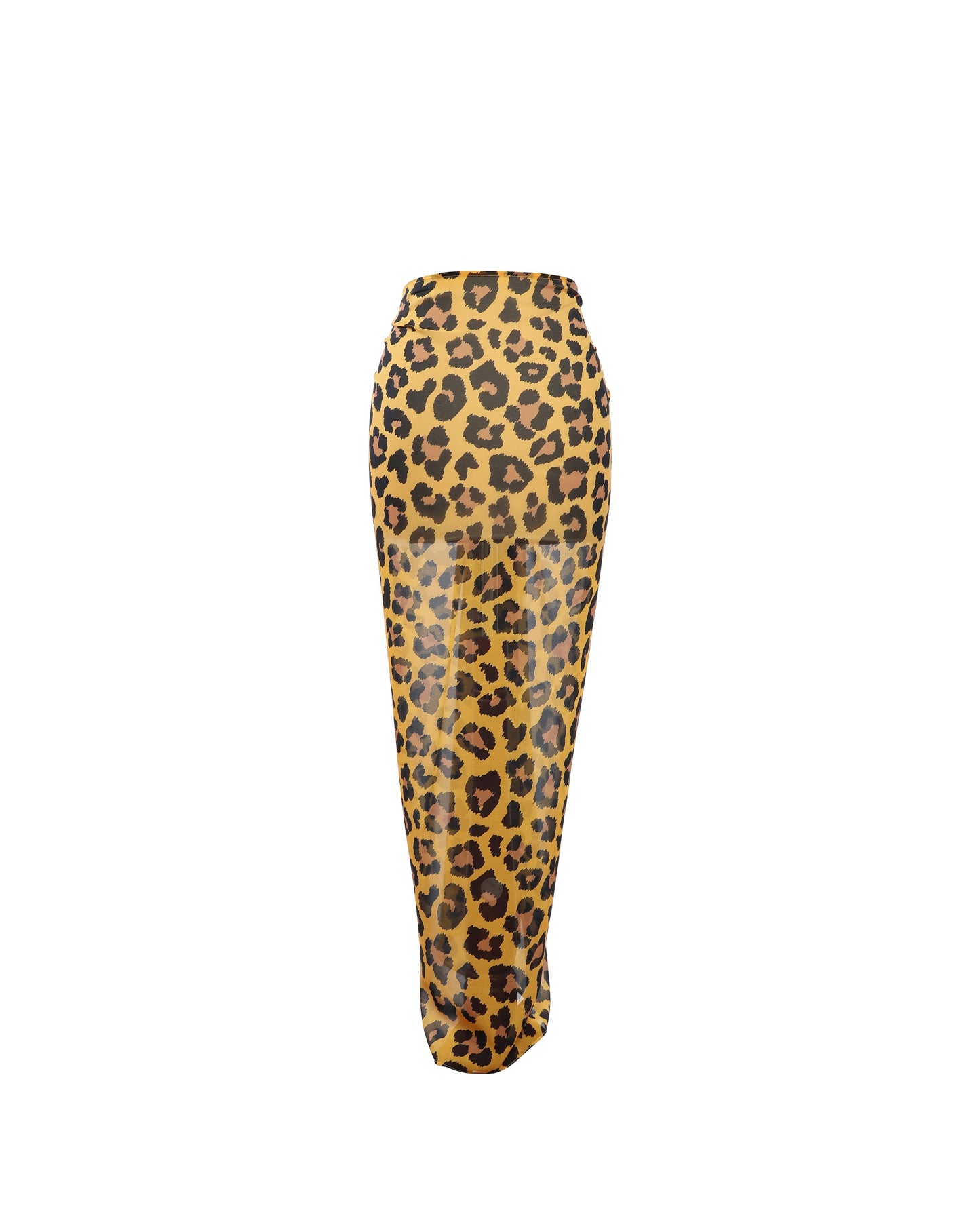 Yellow cheetah Bella sarong