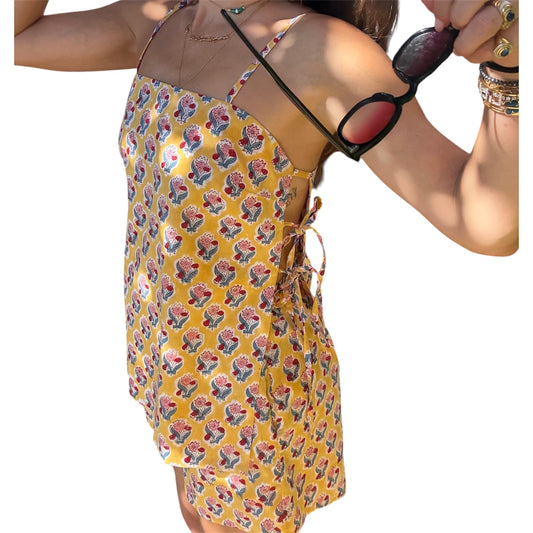 Summer Side Shorts Set - Yellow
