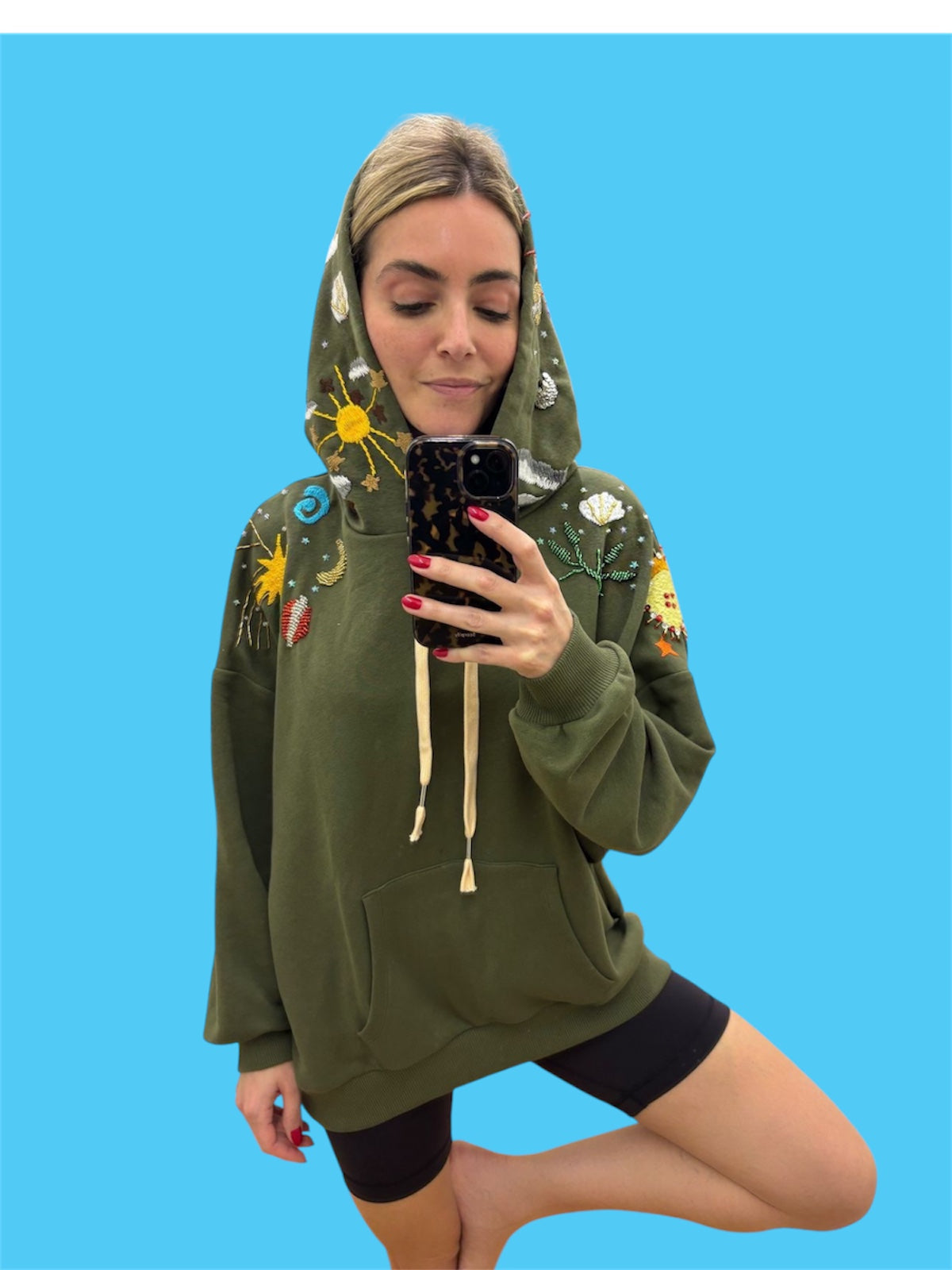 OG Hoodie Khaki 🦀🪐 Celestial Tide X Tanya PREORDER