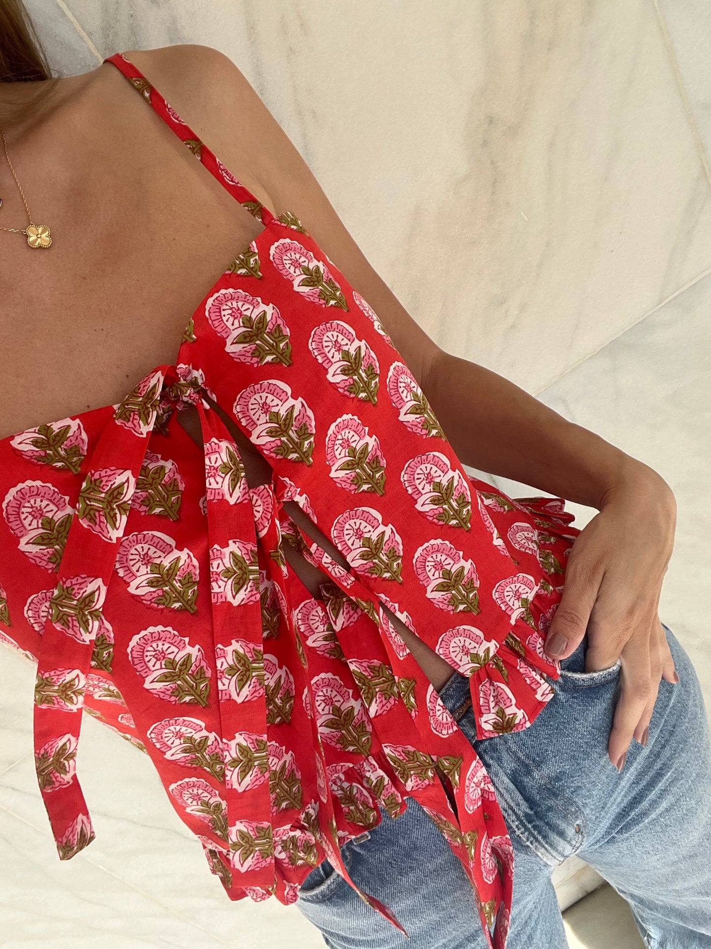 Sunny Side Tie Top