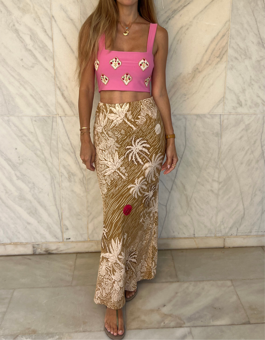 Alba Skirt- Embroidered