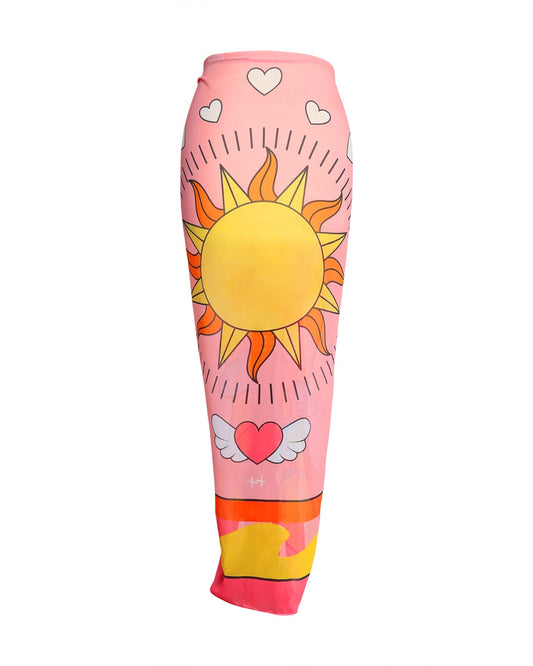 Sun-Kissed Bella Sarong -Chiffon