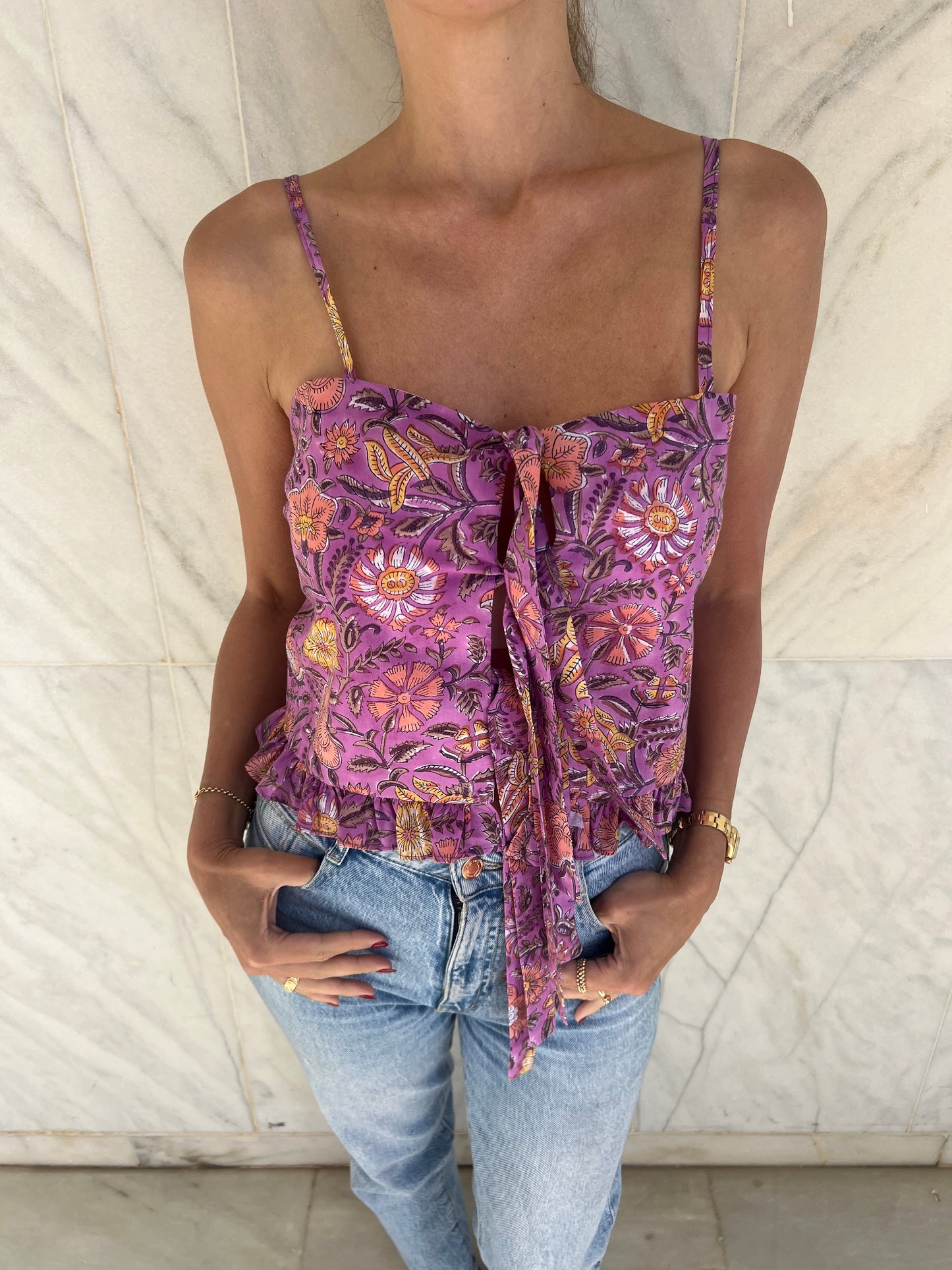 Sunny Side Tie Top
