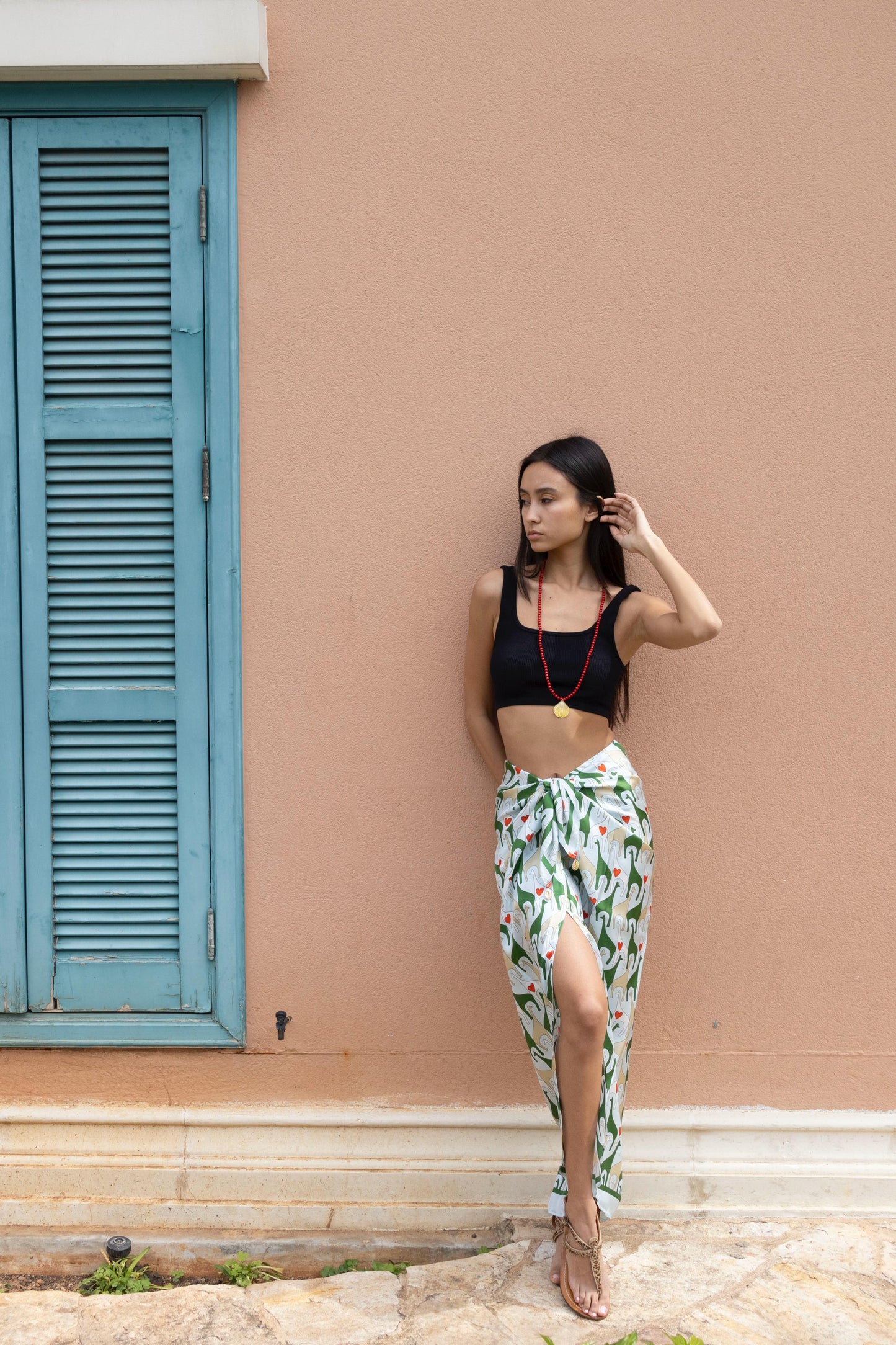 Wild Heart Giraffe Stella Sarong