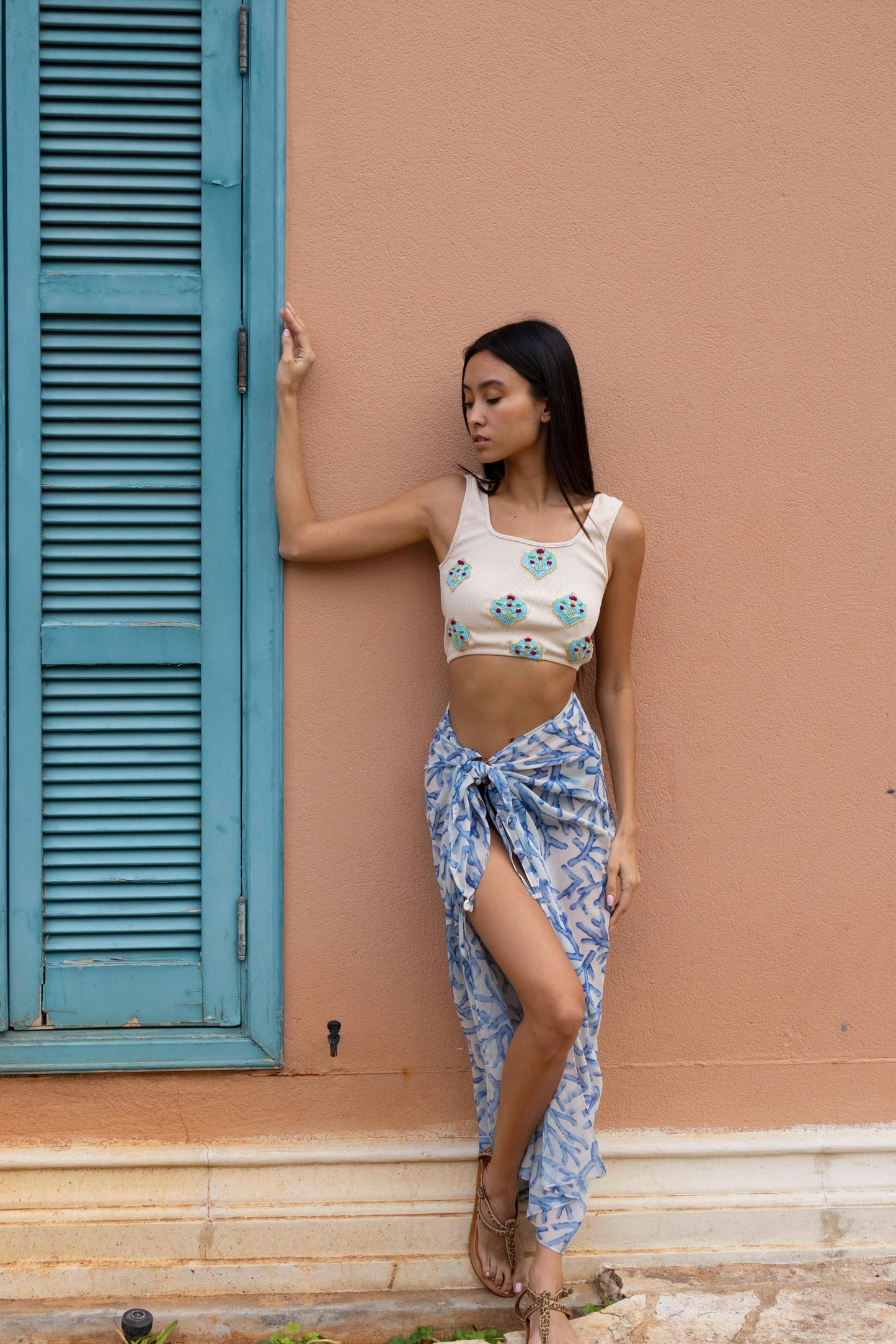 Blue Coral Bella sarong