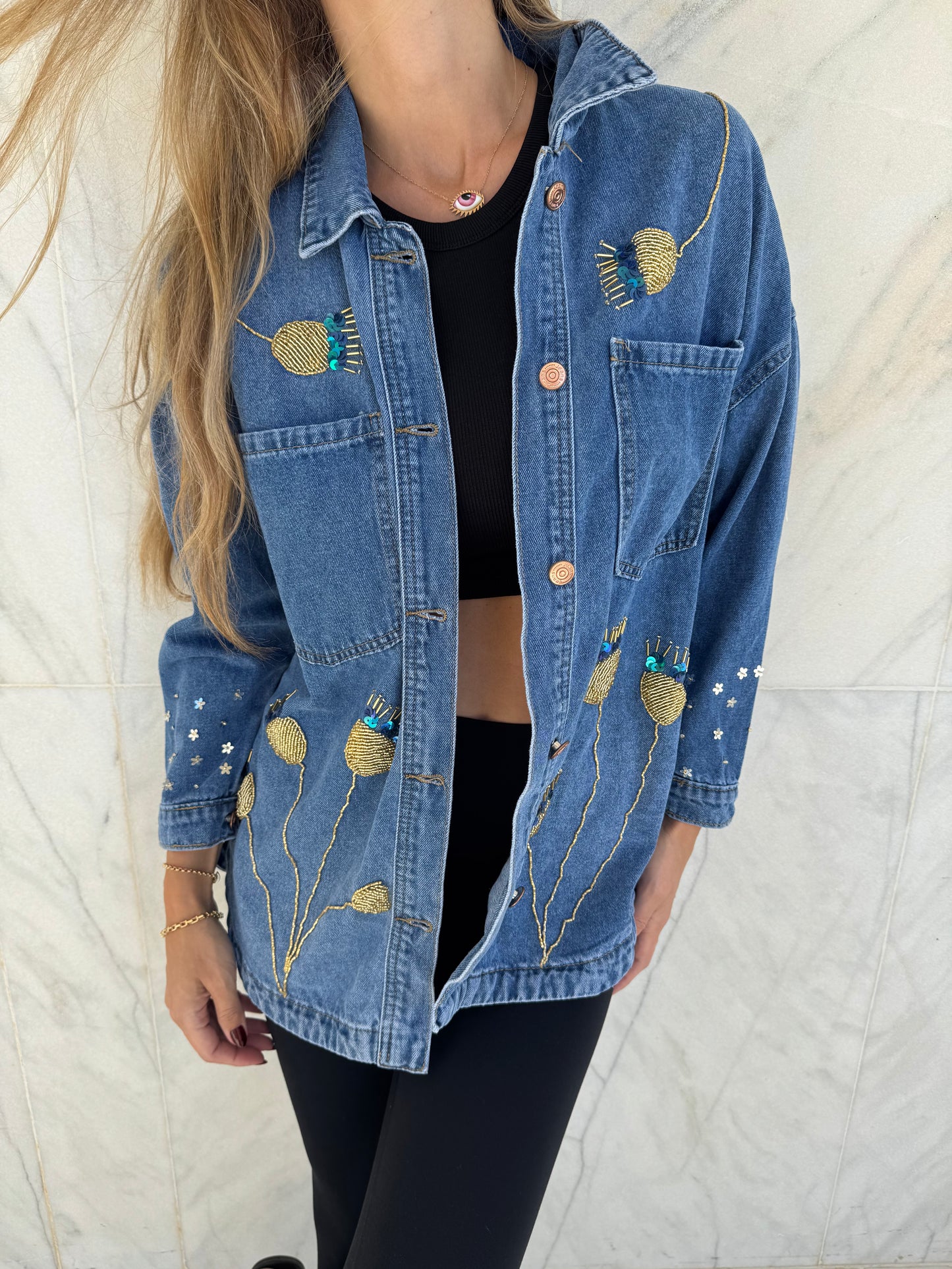 Embroidered Denim