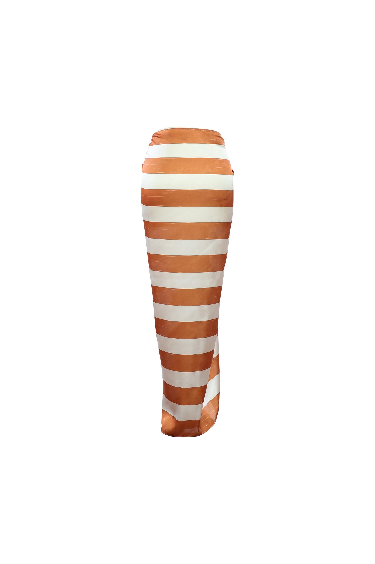 Brown striped Bella sarong “ L’été vintage”