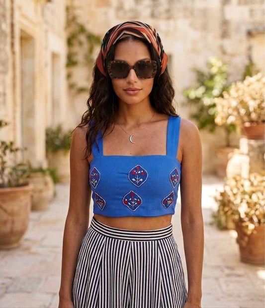 Riviera Embroidered top
