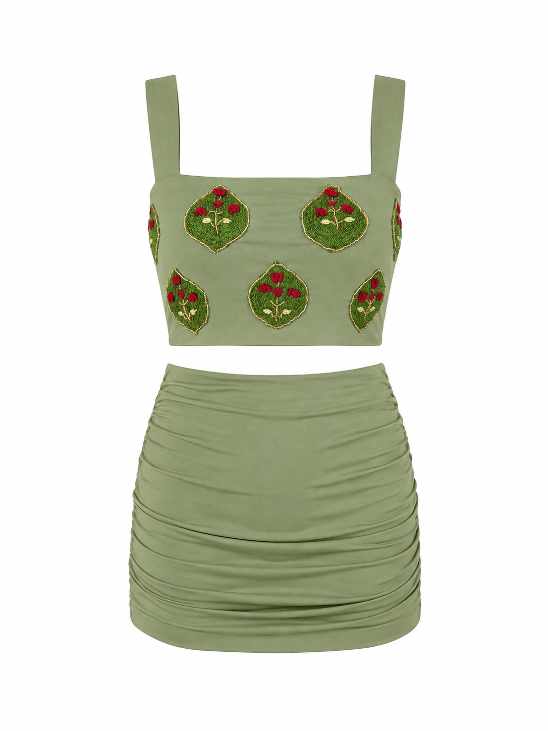 Wild Rose Set - Green