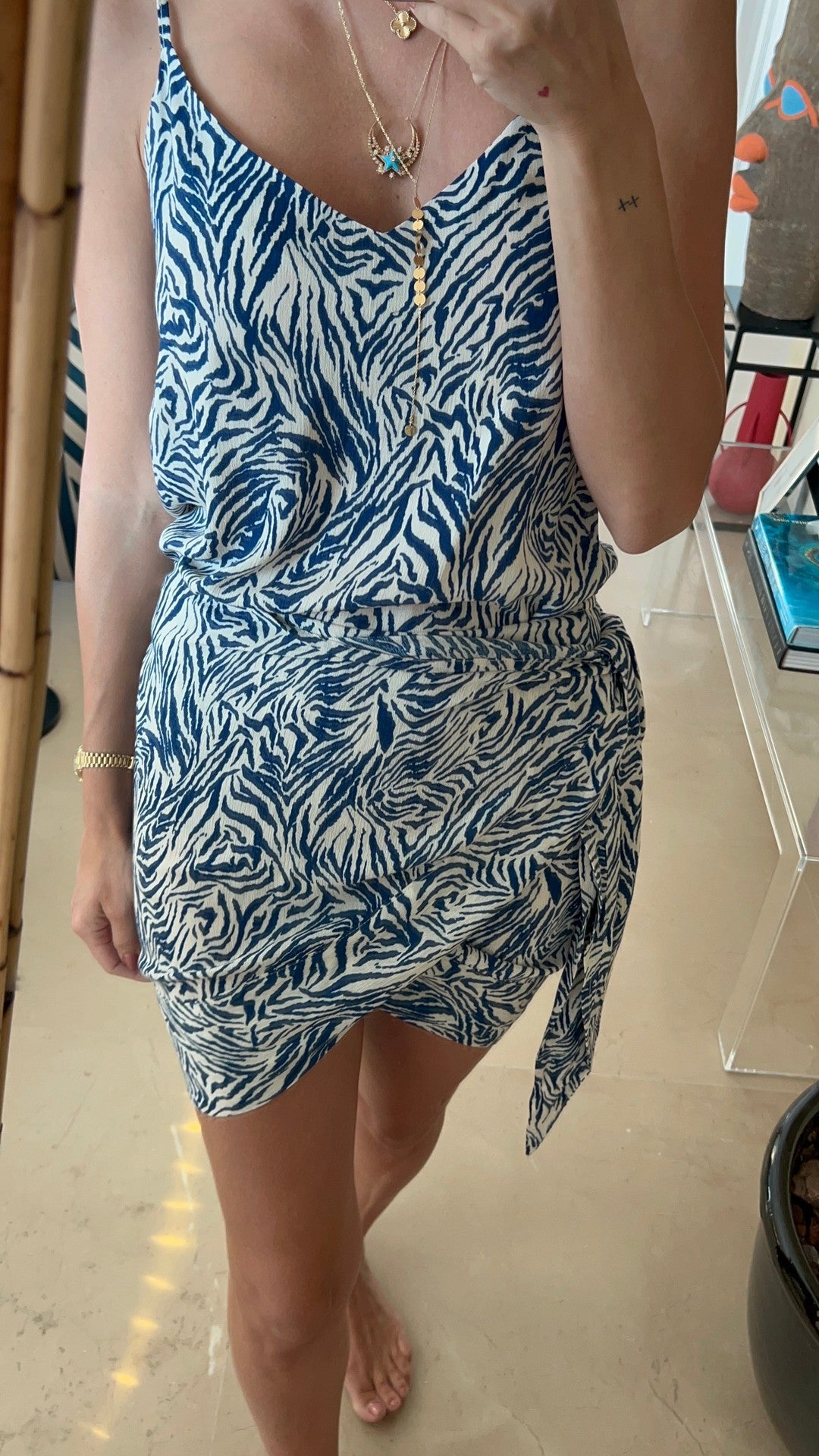 Mala Zebra short wrap set