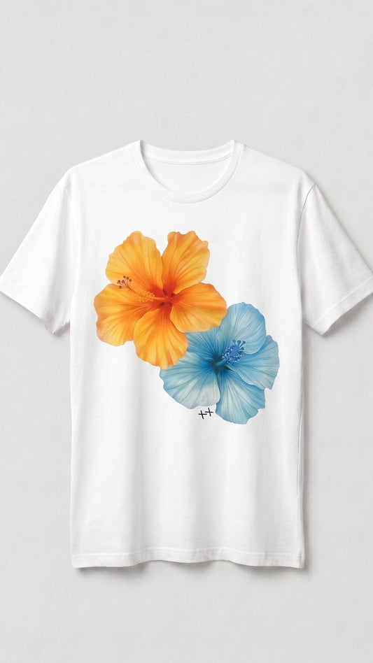 Big hibiscus tshirt