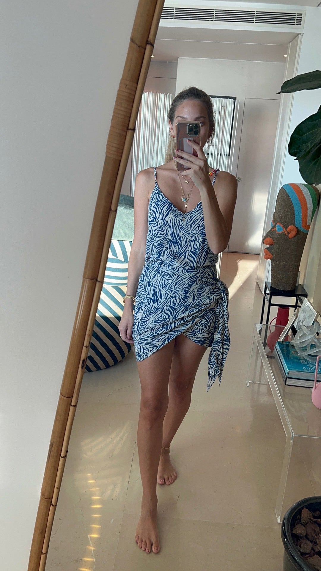 Mala Zebra short wrap set