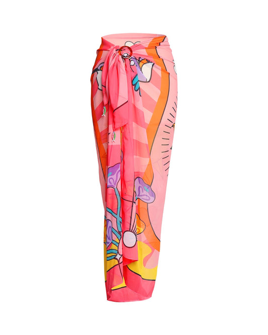 Sun-Kissed Bella Sarong -Chiffon