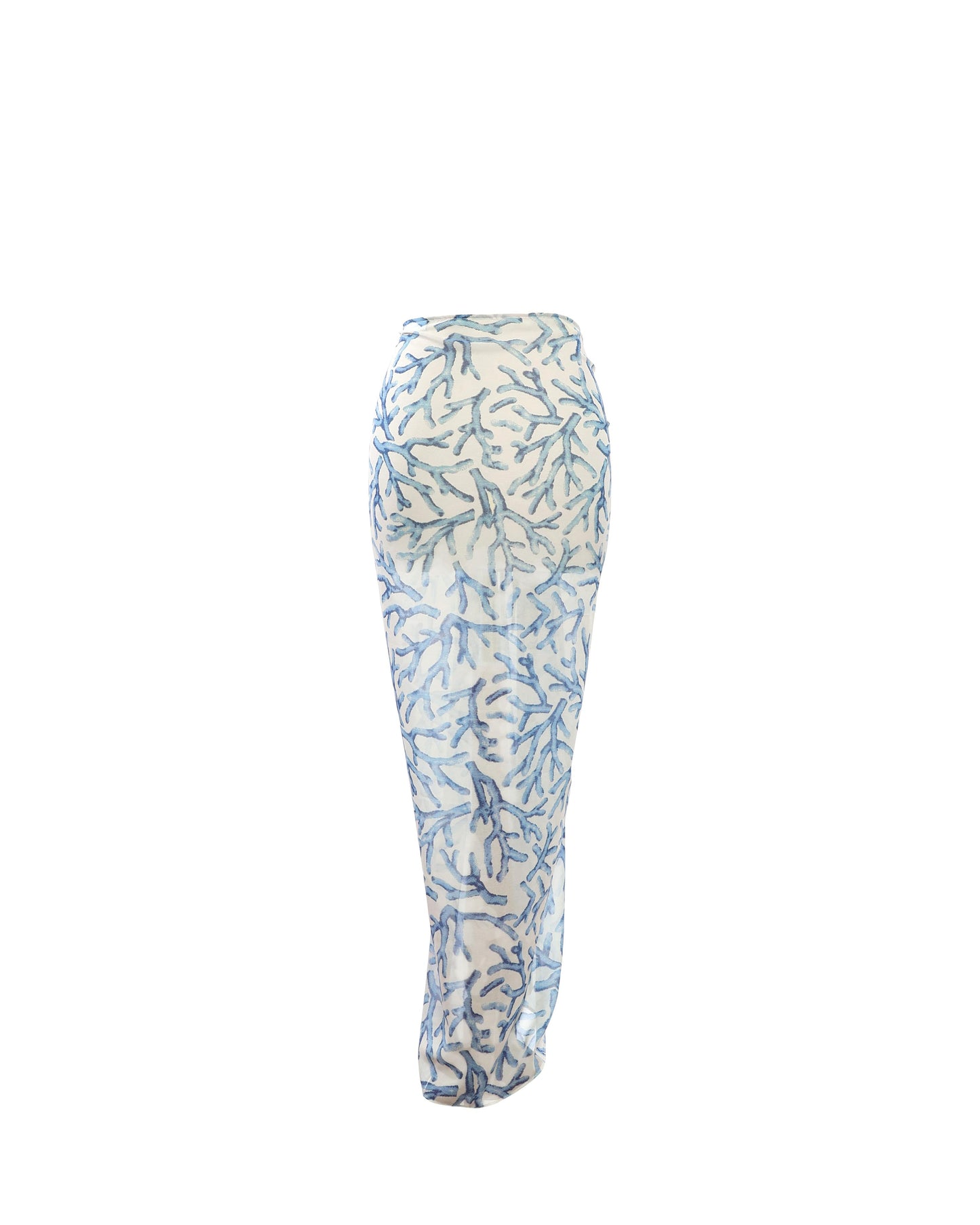 Blue Coral Bella sarong -Chiffon