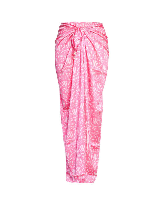 Summer Pink Stella Sarong -Silky
