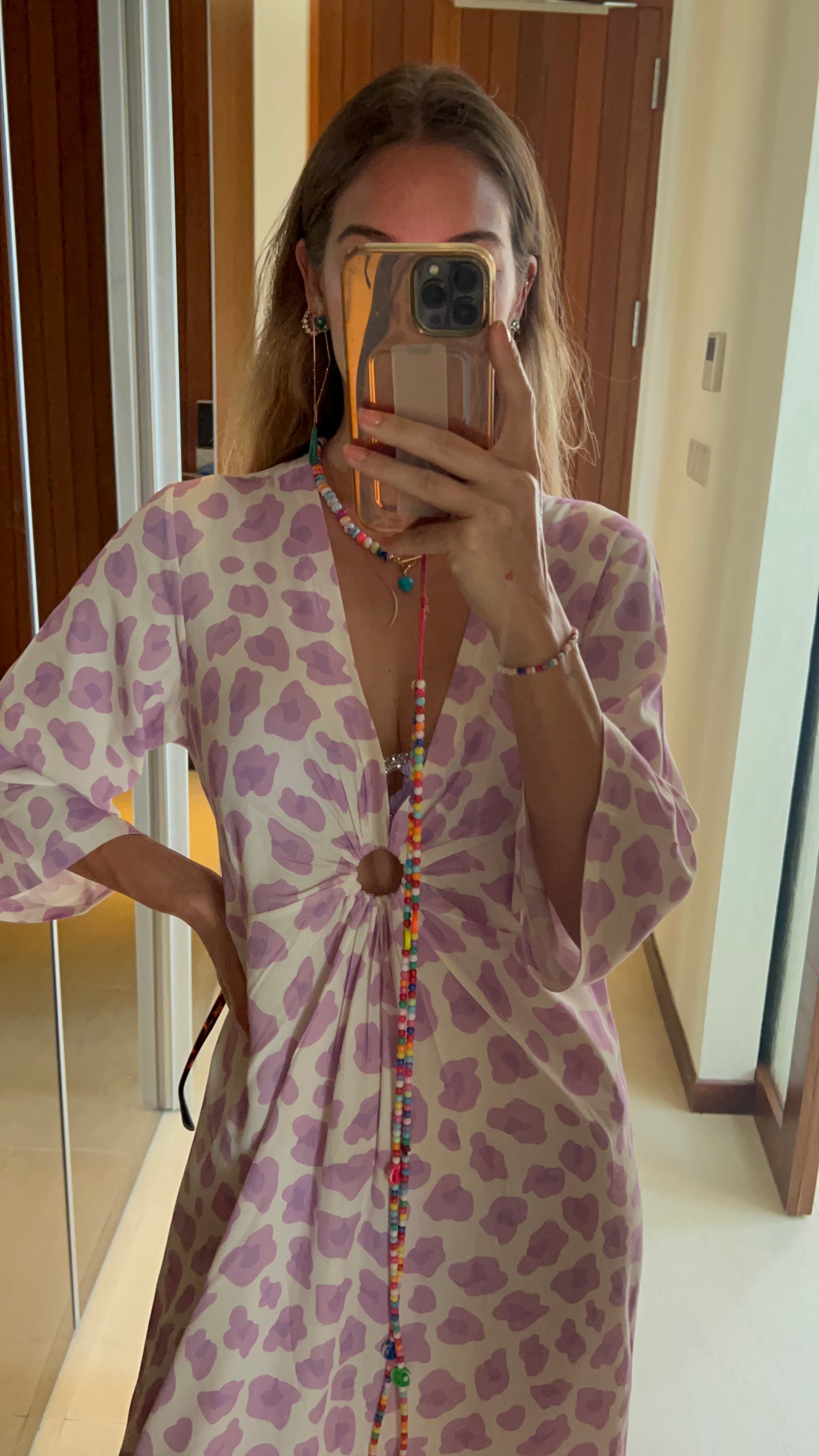 Wild & Free Crepe - blue leopard