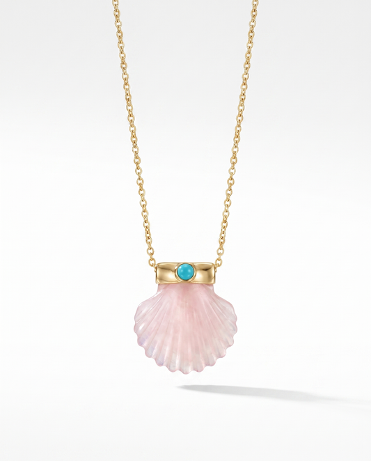 X L’Atelier Nawbar mini shell necklace - Pearl