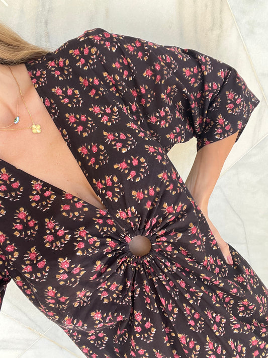 Wild And Free Black Floral