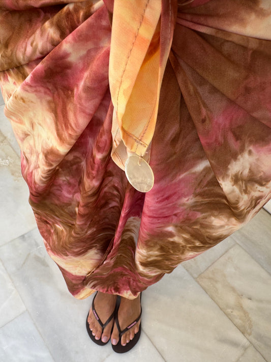 Tie Dye Stella Sarong- Earth