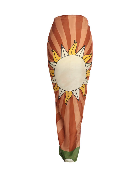 Amber Sun Bella Sarong -Cotton Silk