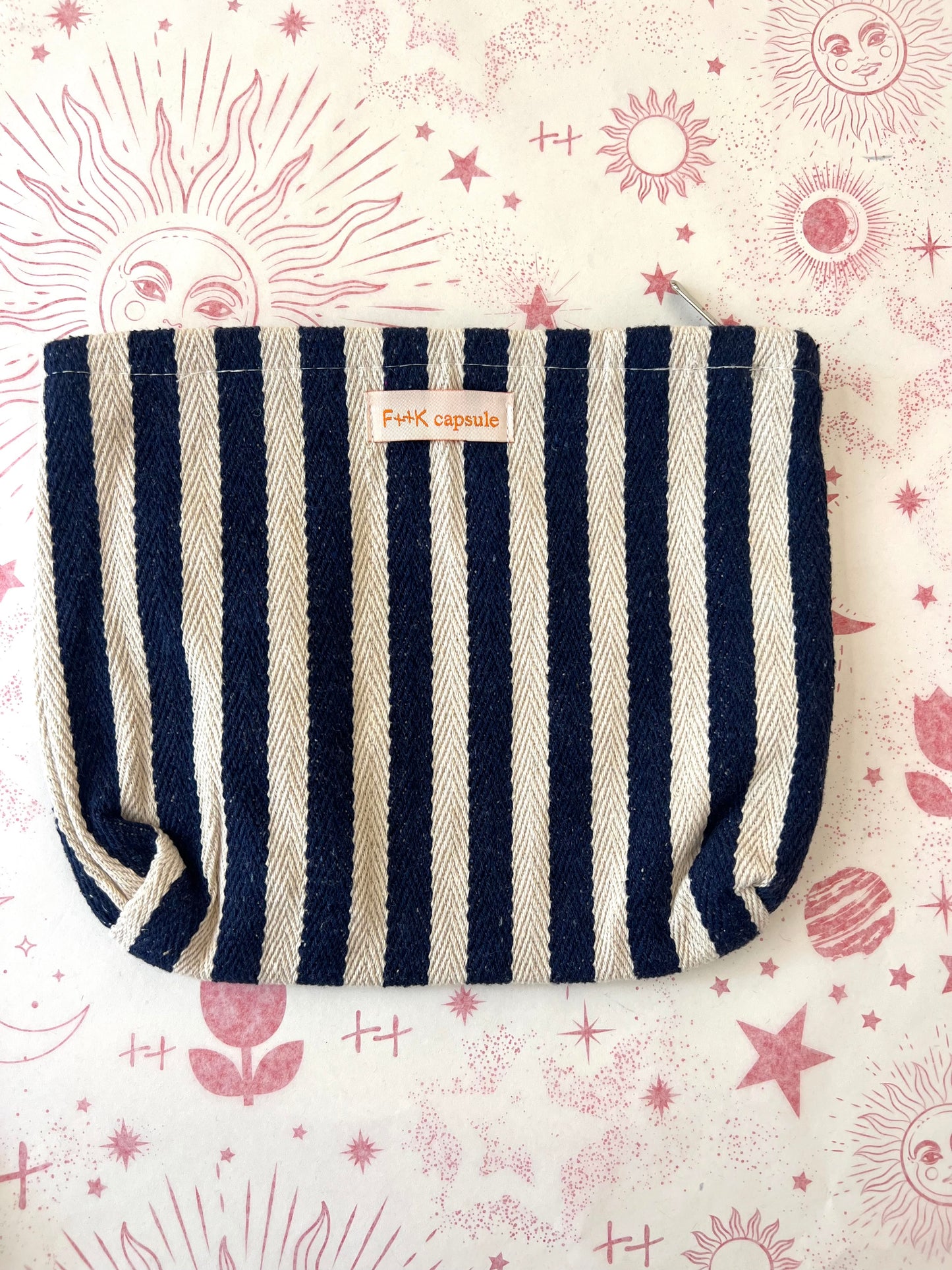 Summer Striped Pouch