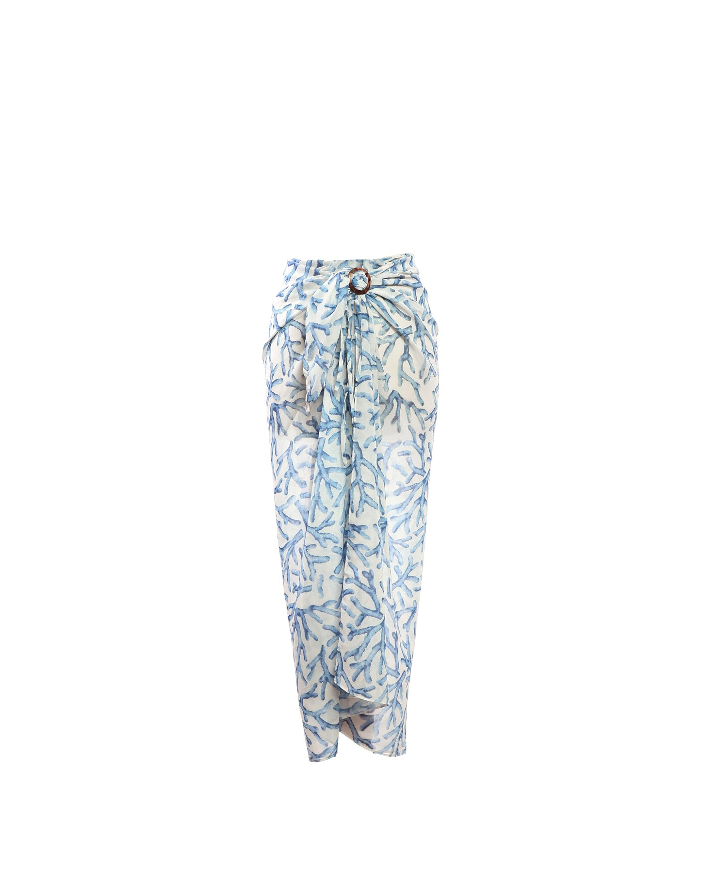Blue Coral Bella sarong -Chiffon