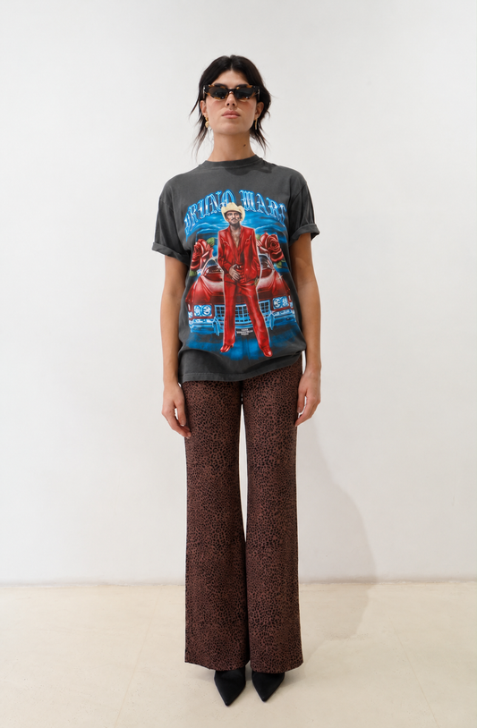 X Rana Straight Pants- Cheetah Brown (pre-order)