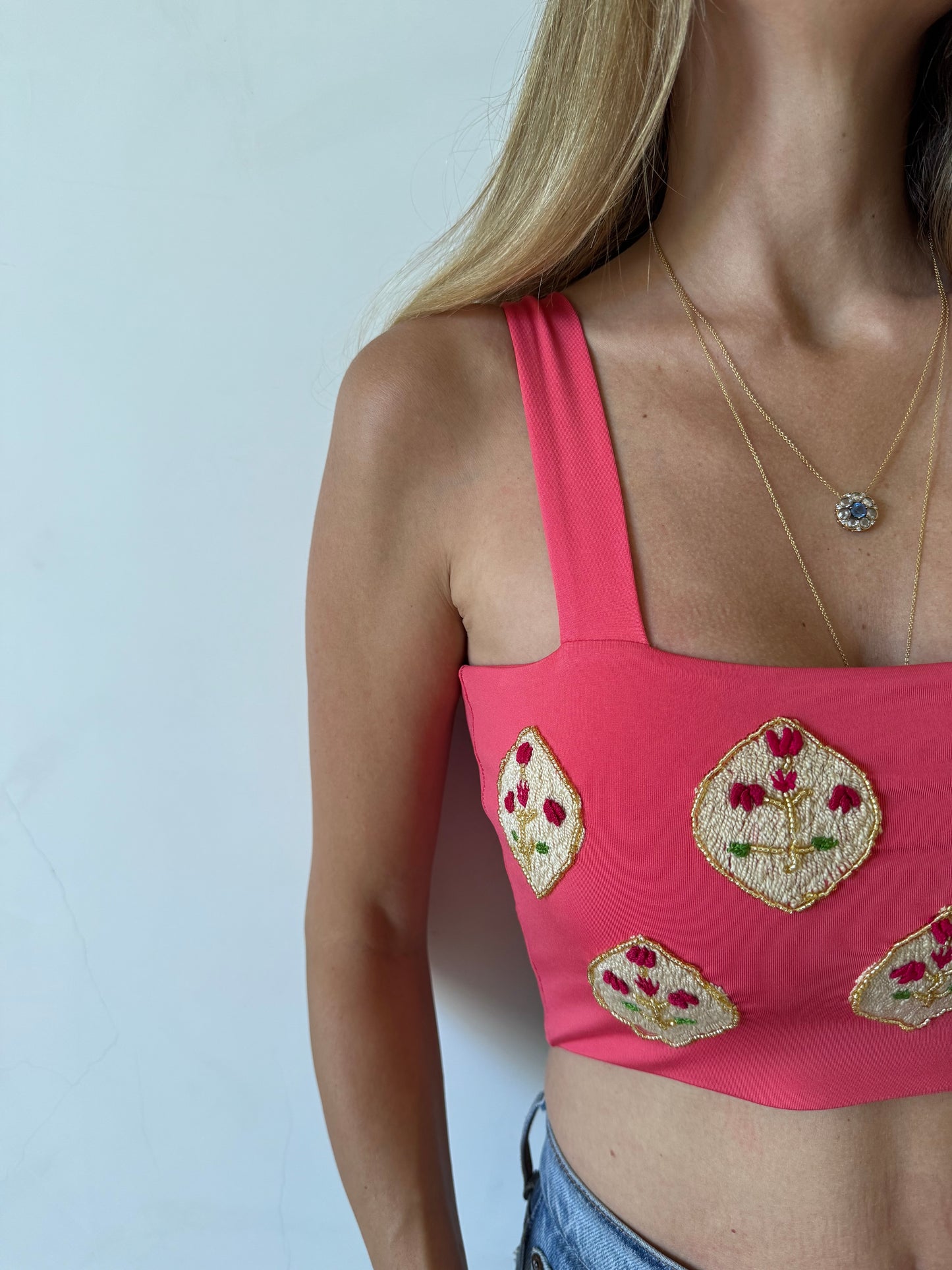 Riviera Embroidered top