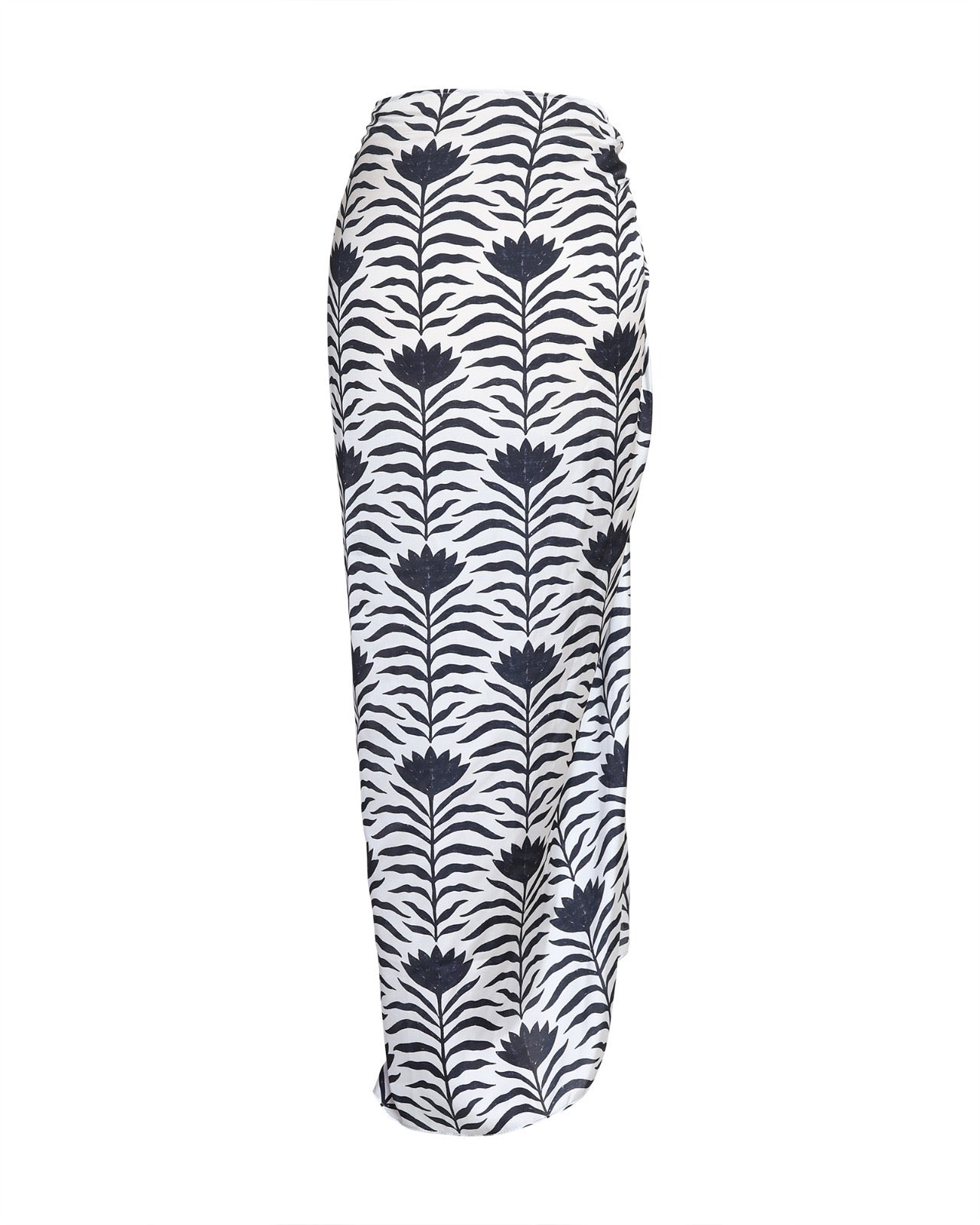 Zebra Flower Bella Sarong -Silky