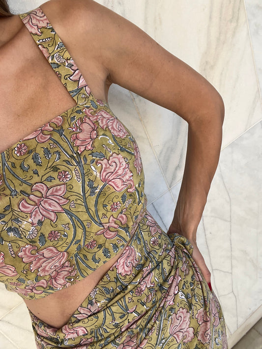 Anya Wrap skirt set