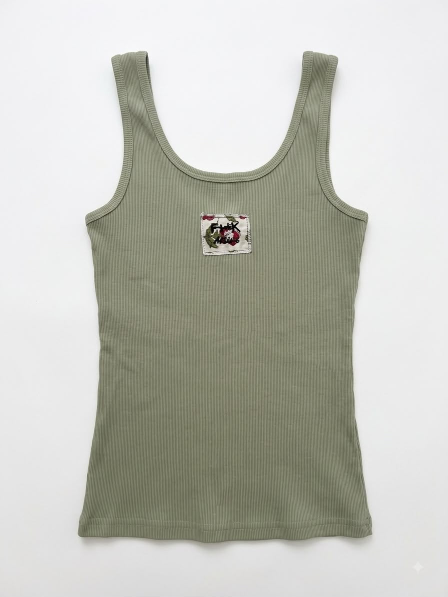 Basic Ribbed Tank - Longline