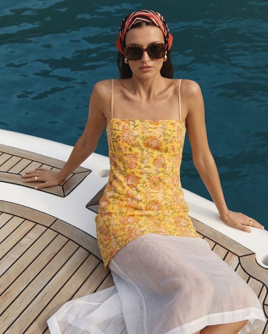 Riviera Dress Yellow BP