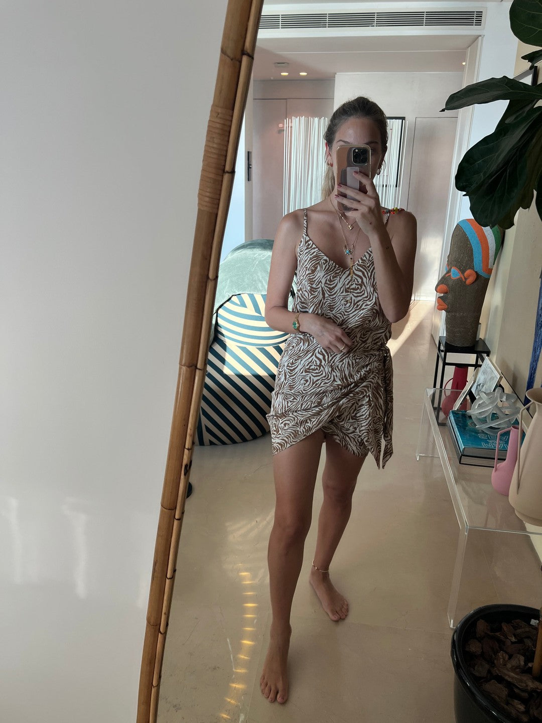 Mala Zebra short wrap set