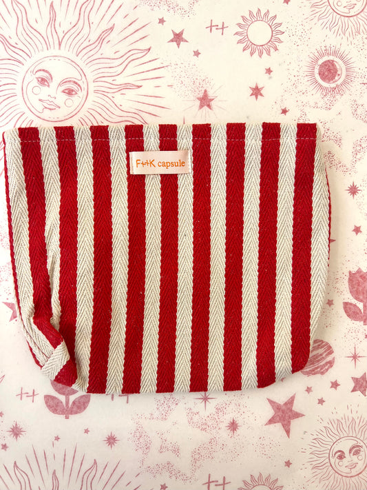 Summer Striped Pouch