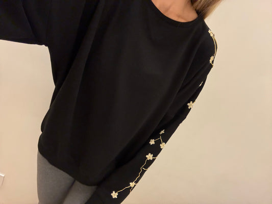 Constellation Sleeve Sweater
